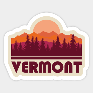 Vermont and nature Sticker